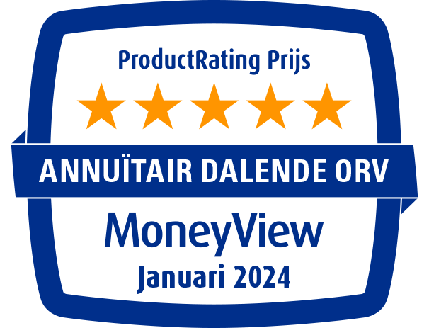 FBTO valt in de prijzen. MoneyView beoordeelt onze annuïtair dalende overlijdensrisicoverzekering met maar liefst 5 sterren.